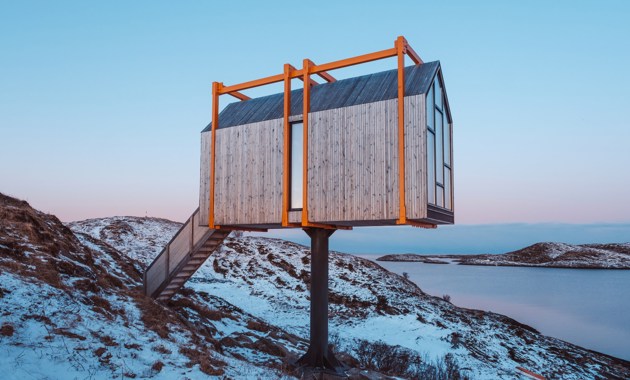 Kebony - Artist Retreat Fleinvær av TYIN Tegnestue og Rintala Eggertson Architects Fotograf: Aksel Gjermstad