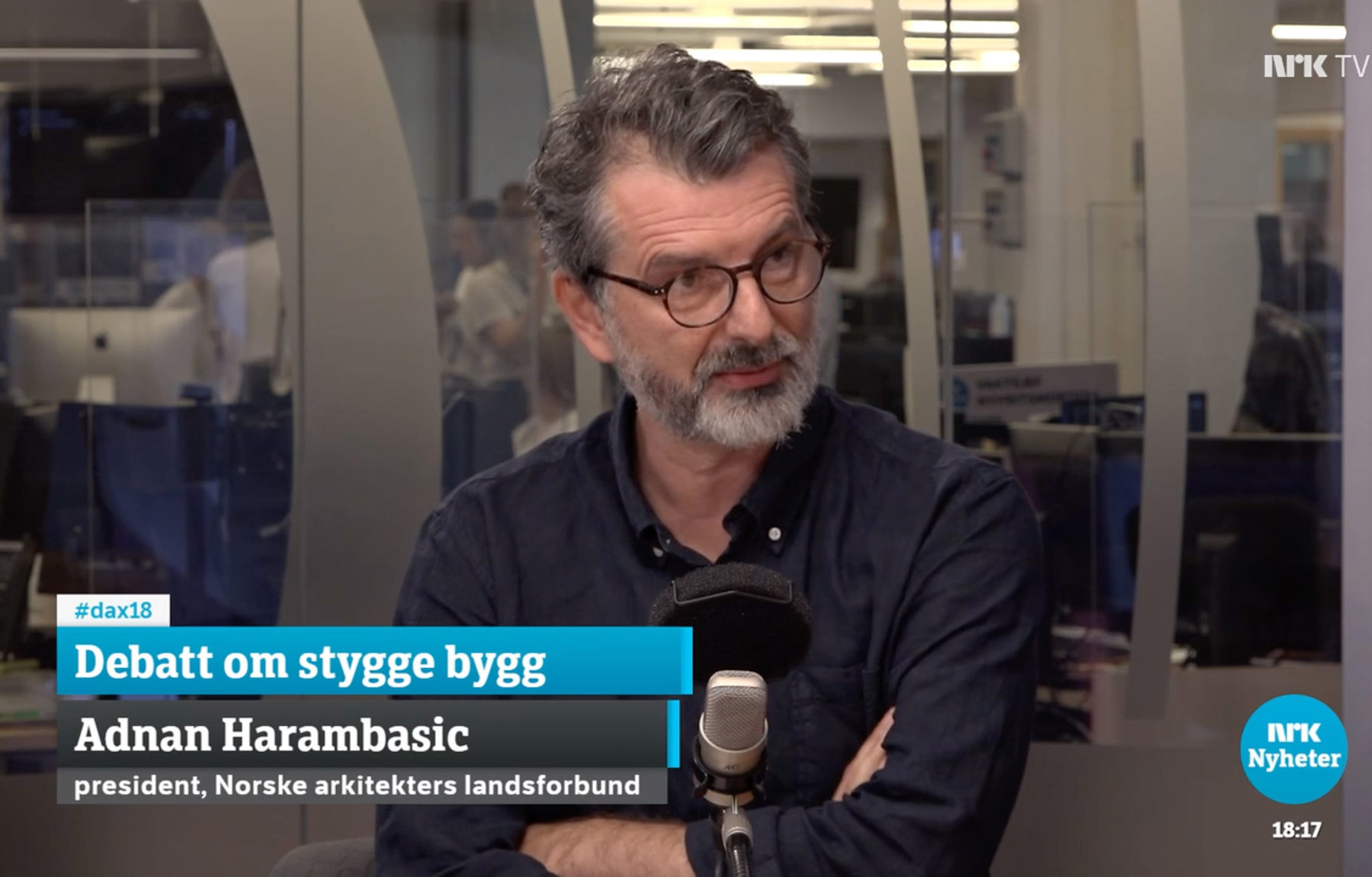 NAL-president Adnan Harambasic i Dagsnytt 18