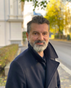 Adnan Harambasic, president i Norske arkitekters landsforbund Foto: NAL